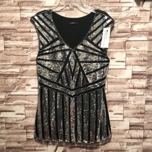 Merme women’s blouse, size xs, black, sleeveless